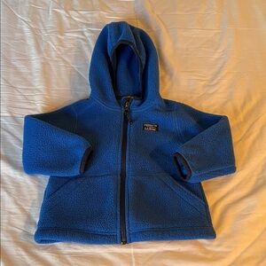 Ll Bean Vibrant Blue Fleece Jacket